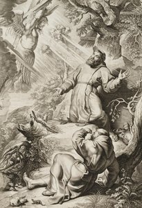 Saint Francis mottar Stigmata